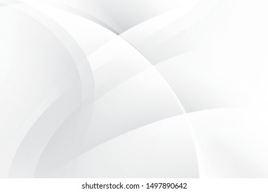 Abstract geometric white and gray color background. Vector, illustration.