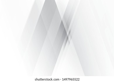 Abstract geometric white and gray color background. Vector, illustration.