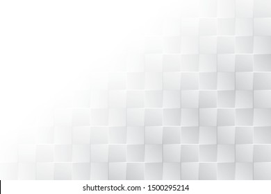 Abstract geometric white and gray color background. Vector, illustration.