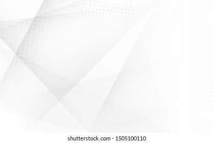Abstract geometric white and gray color elegant background. vector illustration