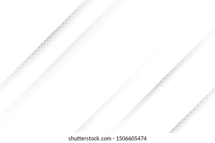 Abstract geometric white and gray color background, vector illustration.