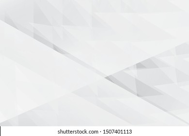 Abstract geometric white and gray color background. Vector, illustration.
