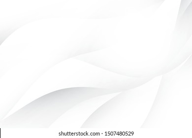 Abstract geometric white and gray color background. Vector, illustration.