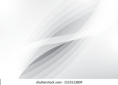 Abstract geometric white and gray color background. Vector, illustration.