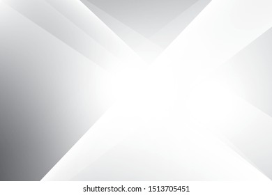 Abstract geometric white and gray color background. Vector, illustration.