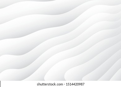 Abstract geometric white and gray color background. Vector, illustration.