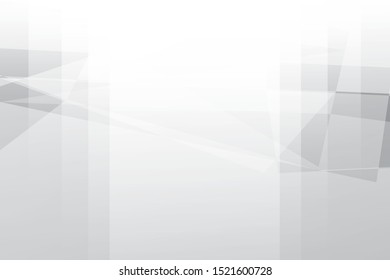 Abstract geometric white and gray color background. Vector, illustration.