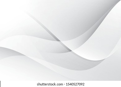 Abstract geometric white and gray color background. Vector, illustration.