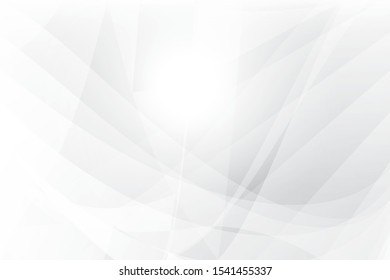 Abstract geometric white and gray color background. Vector, illustration.
