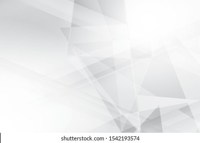 Abstract geometric white and gray color background. Vector, illustration.