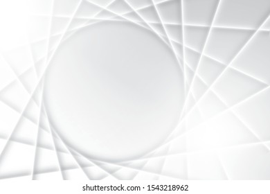 Abstract geometric white and gray color background. Vector, illustration.