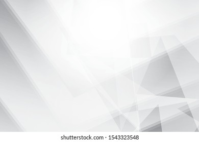 Abstract geometric white and gray color background. Vector, illustration.