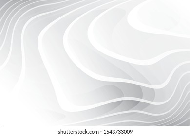 Abstract geometric white and gray color background. Vector, illustration.