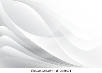 Abstract geometric white and gray color background. Vector, illustration.