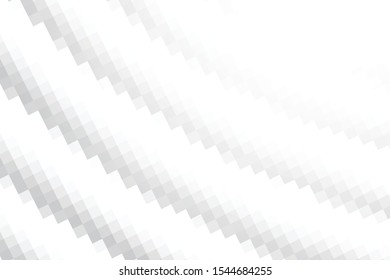 Abstract geometric white and gray color background. Vector, illustration.