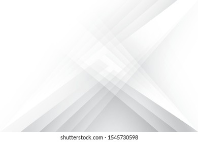 Abstract geometric white and gray color background. Vector, illustration.