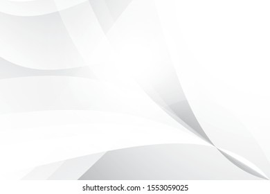 Abstract geometric white and gray color background. Vector, illustration.