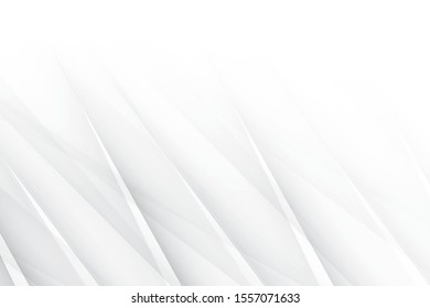 Abstract geometric white and gray color background. Vector, illustration.