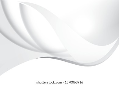 Abstract geometric white and gray color background. Vector, illustration.