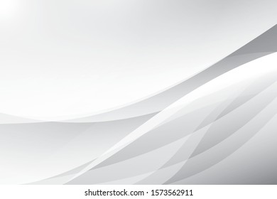 Abstract geometric white and gray color background. Vector, illustration.