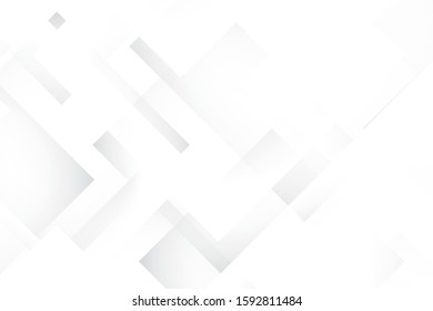 Abstract geometric white and gray color background. Vector, illustration.
