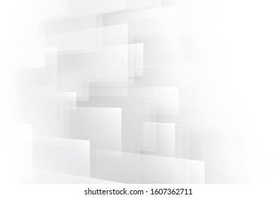 Abstract geometric white and gray color background. Vector, illustration.