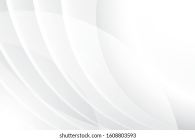 Abstract geometric white and gray color background. Vector, illustration.