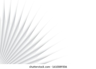 Abstract geometric white and gray color background. Vector, illustration.