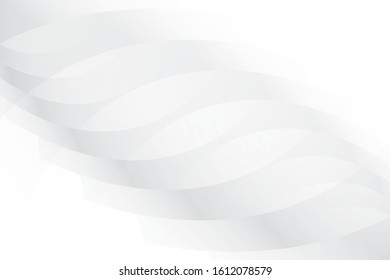 Abstract geometric white and gray color background. Vector, illustration.