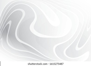 Abstract geometric white and gray color background. Vector, illustration.