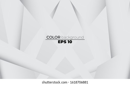 Abstract geometric white and gray color Visual Supply Company background for gift card,  Poster on wall poster template,  landing page, ui, ux ,coverbook,  baner, social media posted