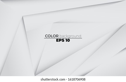 Abstract geometric white and gray color Visual Supply Company background for gift card,  Poster on wall poster template,  landing page, ui, ux ,coverbook,  baner, social media posted