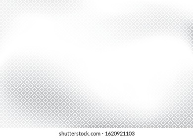 Abstract geometric white and gray color background with halftone effect.