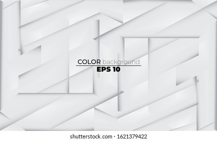 Abstract geometric white and gray color Visual Supply Company background for gift card,  Poster on wall poster template,  landing page, ui, ux ,coverbook,  baner, social media posted