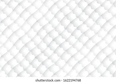 Abstract geometric white and gray color background. Vector, illustration.