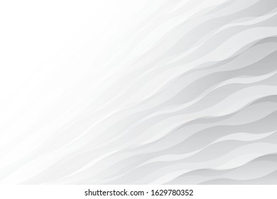 Abstract geometric white and gray color background. Vector, illustration.