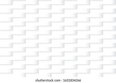 Abstract geometric white and gray color background. Vector, illustration.