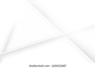 Abstract geometric white and gray color background. Vector, illustration.