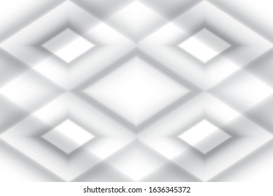 Abstract geometric white and gray color background. Vector, illustration.