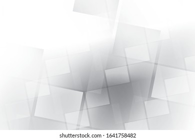 Abstract geometric white and gray color background. Vector, illustration.