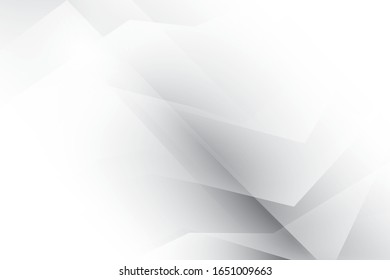 Abstract geometric white and gray color background. Vector, illustration.