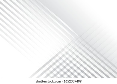 Abstract geometric white and gray color background. Vector, illustration.