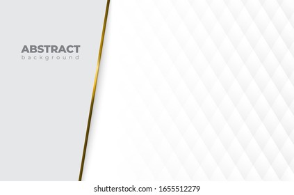 Abstract geometric white and gray color background. Vector, illustration