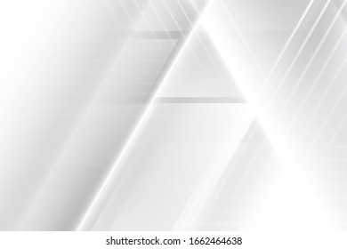 Abstract geometric white and gray color background. Vector, illustration.