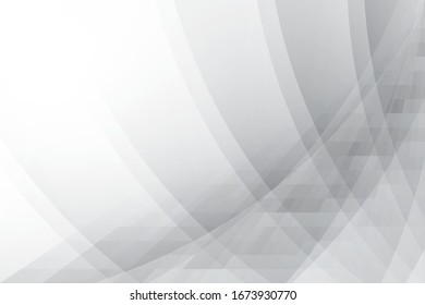 Abstract geometric white and gray color background. Vector, illustration.