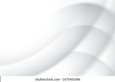 Abstract geometric white and gray color background. Vector, illustration.
