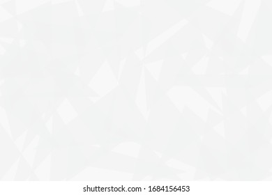 Abstract geometric white and gray color background. Vector, illustration.