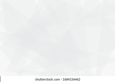 Abstract geometric white and gray color background. Vector, illustration.