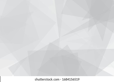 Abstract geometric white and gray color background. Vector, illustration.