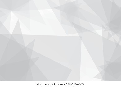 Abstract geometric white and gray color background. Vector, illustration.